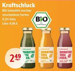 Getränke Hoffmann Kraftschluck BIO Smoothie von hier Angebot