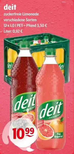 Getränke Hoffmann deit zuckerfreie Limonade Angebot