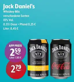 Getränke Hoffmann Jack Daniel's Whiskey-Mix Angebot