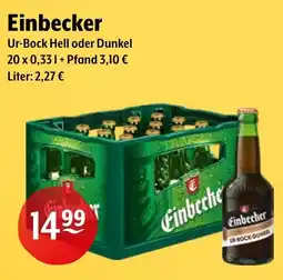 Getränke Hoffmann Einbecker Ur-Bock Hell oder Dunkel Angebot