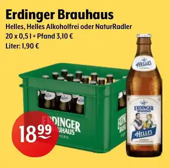 Getränke Hoffmann Erdinger Brauhaus Helles, Helles Alkoholfrei oder NaturRadler Angebot