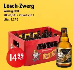 Getränke Hoffmann Lösch-Zwerg Würzig-Hell Angebot