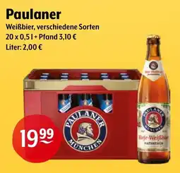 Getränke Hoffmann Paulaner Weißbier, verschiedene Sorten Angebot