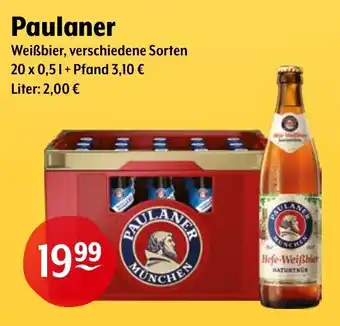 Getränke Hoffmann Paulaner Weißbier, verschiedene Sorten Angebot