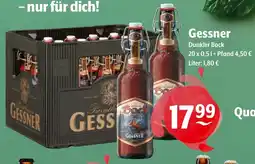 Getränke Hoffmann Gessner Dunkler Bock Angebot