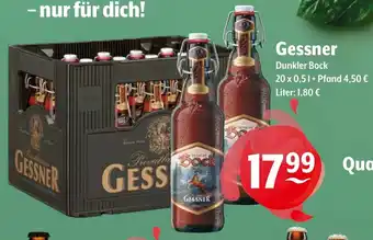 Getränke Hoffmann Gessner Dunkler Bock Angebot
