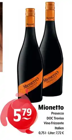 Getränke Hoffmann Mionetto Prosecco DOC Treviso Vino Frizzante Angebot