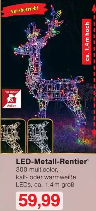 Wiglo Wunderland LED-Metall-Rentier Angebot
