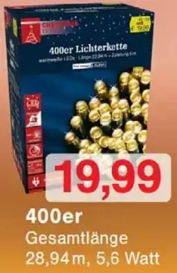 Wiglo Wunderland 400er Lichterkette Angebot