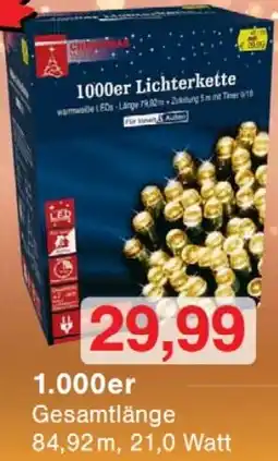 Wiglo Wunderland 1.000er Lichterkette Angebot