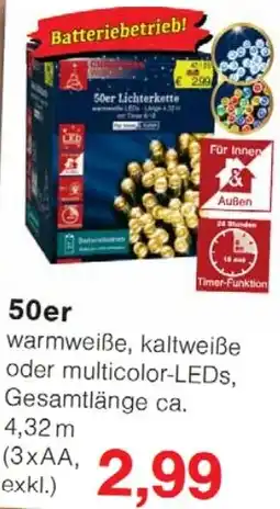 Wiglo Wunderland 50er Lichterkette Angebot