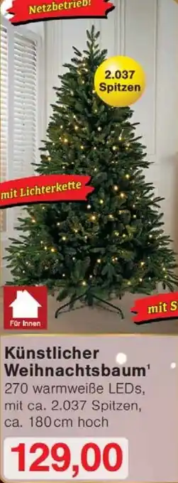 Wiglo Wunderland Künstlicher Weihnachtsbaum Angebot