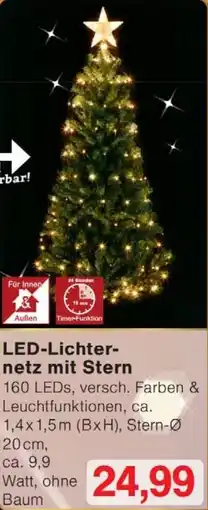 Wiglo Wunderland LED-Lichternetz mit Stern Angebot