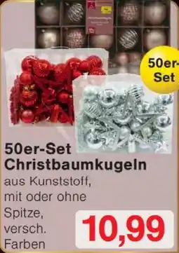 Wiglo Wunderland 50er-Set Christbaumkugeln Angebot