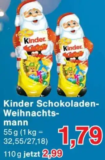 Wiglo Wunderland Kinder Schokoladen- Weihnachtsmann Angebot