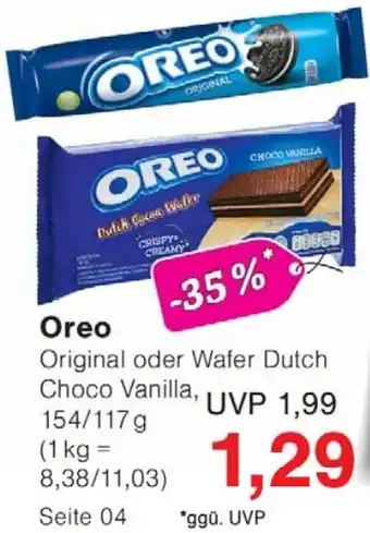 Wiglo Wunderland Oreo Angebot