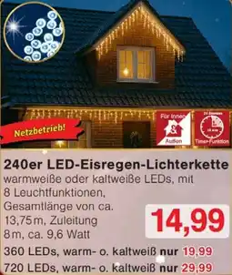 Wiglo Wunderland 240er LED-Eisregen-Lichterkette Angebot
