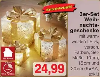Wiglo Wunderland 3er-Set Weihnachtsgeschenke Angebot