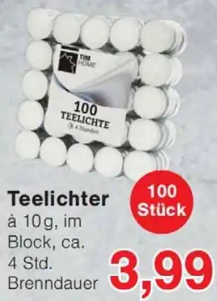 Wiglo Wunderland Teelichter Angebot