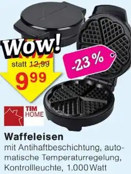 Wiglo Wunderland TIM HOME Waffeleisen Angebot
