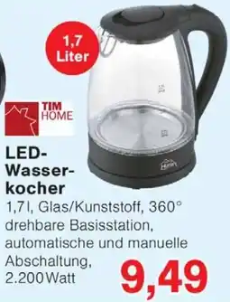 Wiglo Wunderland TIM HOME LED- Wasserkocher Angebot