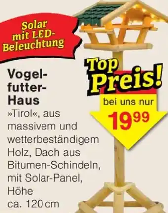Wiglo Wunderland Vogelfutter- Haus Angebot