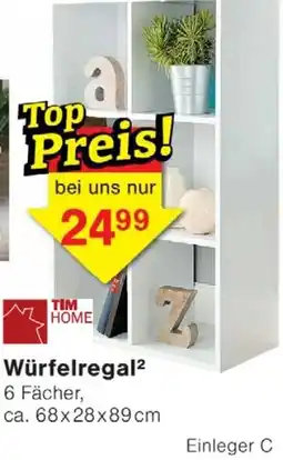Wiglo Wunderland TIM HOME Würfelregal Angebot