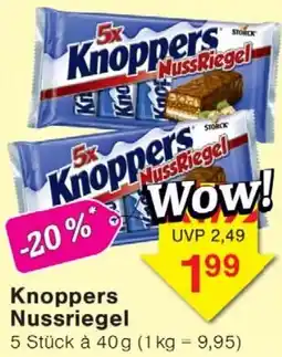 Wiglo Wunderland Knoppers NussRiegel Angebot