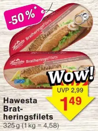 Wiglo Wunderland Hawesta Bratheringsfilets Angebot