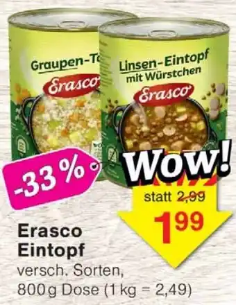 Wiglo Wunderland Erasco Eintopf Angebot