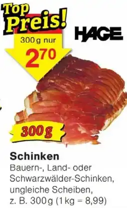 Wiglo Wunderland HAGE Schinken Angebot