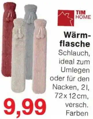 Wiglo Wunderland TIM HOME Wärmflasche Angebot