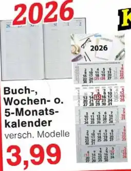 Wiglo Wunderland Buch-, Wochen- o. 5-Monatskalender Angebot