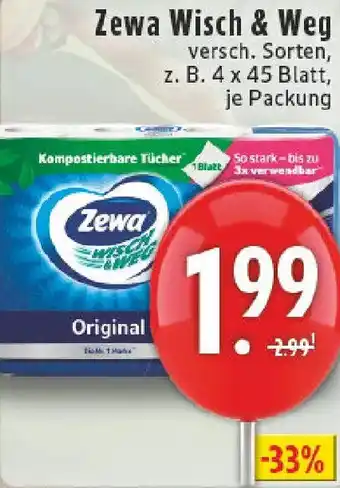 Edeka Zewa Wisch & Weg Angebot