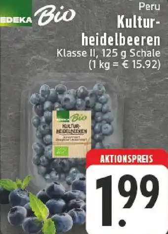 Edeka EDEKA Bio Peru Kulturheidelbeeren Angebot