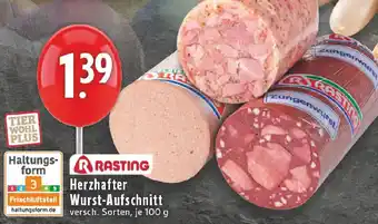 Edeka RASTING Herzhafter Wurst-Aufschnitt Angebot