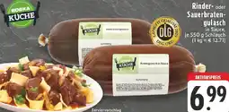 Edeka Rinder- oder Sauerbratengulasch Angebot