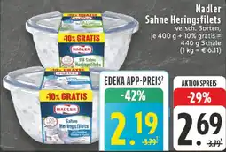 Edeka Nadler Sahne Heringsfilets Angebot