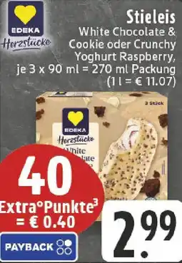 Edeka EDEKA Herzstücke Stieleis Angebot