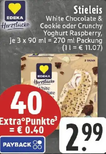 Edeka EDEKA Herzstücke Stieleis Angebot