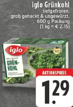Edeka iglo Grünkohl Angebot