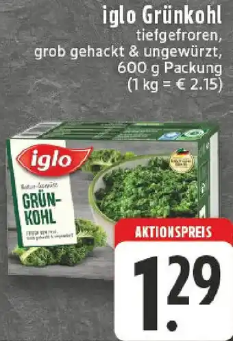Edeka iglo Grünkohl Angebot