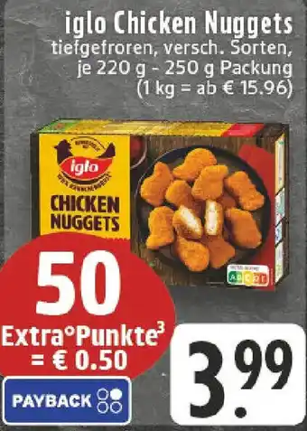 Edeka iglo Chicken Nuggets Angebot
