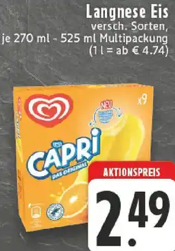 Edeka Langnese Eis Angebot
