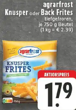 Edeka agrarfrost Knusper oder Back Frites Angebot