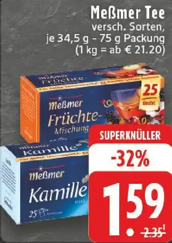 Edeka Meẞmer Tee Angebot