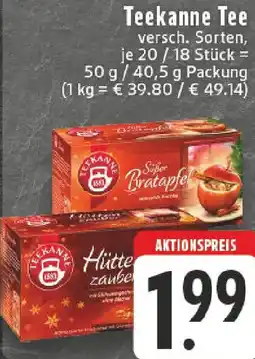 Edeka Teekanne Tee Angebot