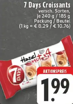 Edeka 7 Days Croissants Angebot