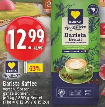 Edeka EDEKA Herzstücke Barista Kaffee Angebot