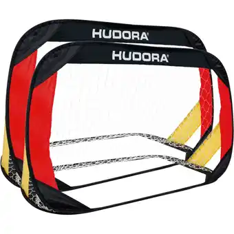 Netto Marken-Discount Hudora Fußballtor Pop Up Fußballtor 2er Set Angebot